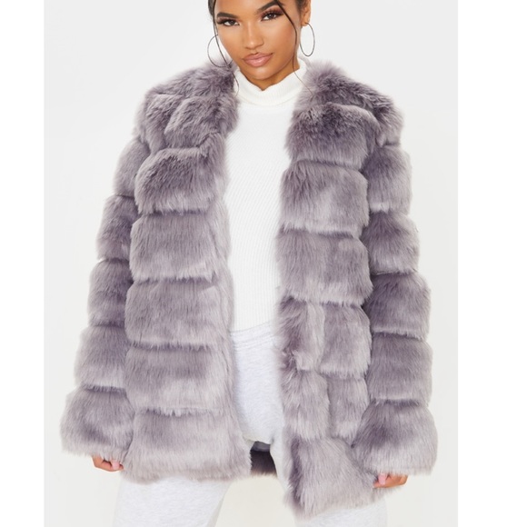PrettyLittleThing Jackets & Blazers - Pretty Little Thing Fur Coat 🌪